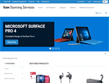 Tablet Screenshot of iconsourcing.com